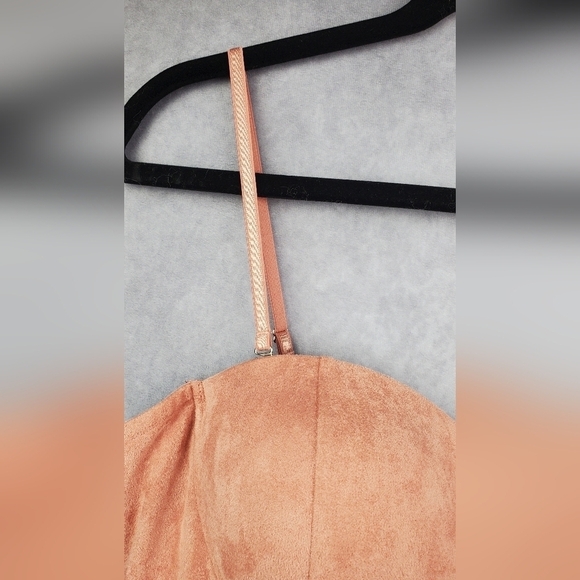 GUESS LOS ANGELES COCOS FAUX SUEDE MINI WOMEN'S DRESS SIZE L - Picture 14 of 15